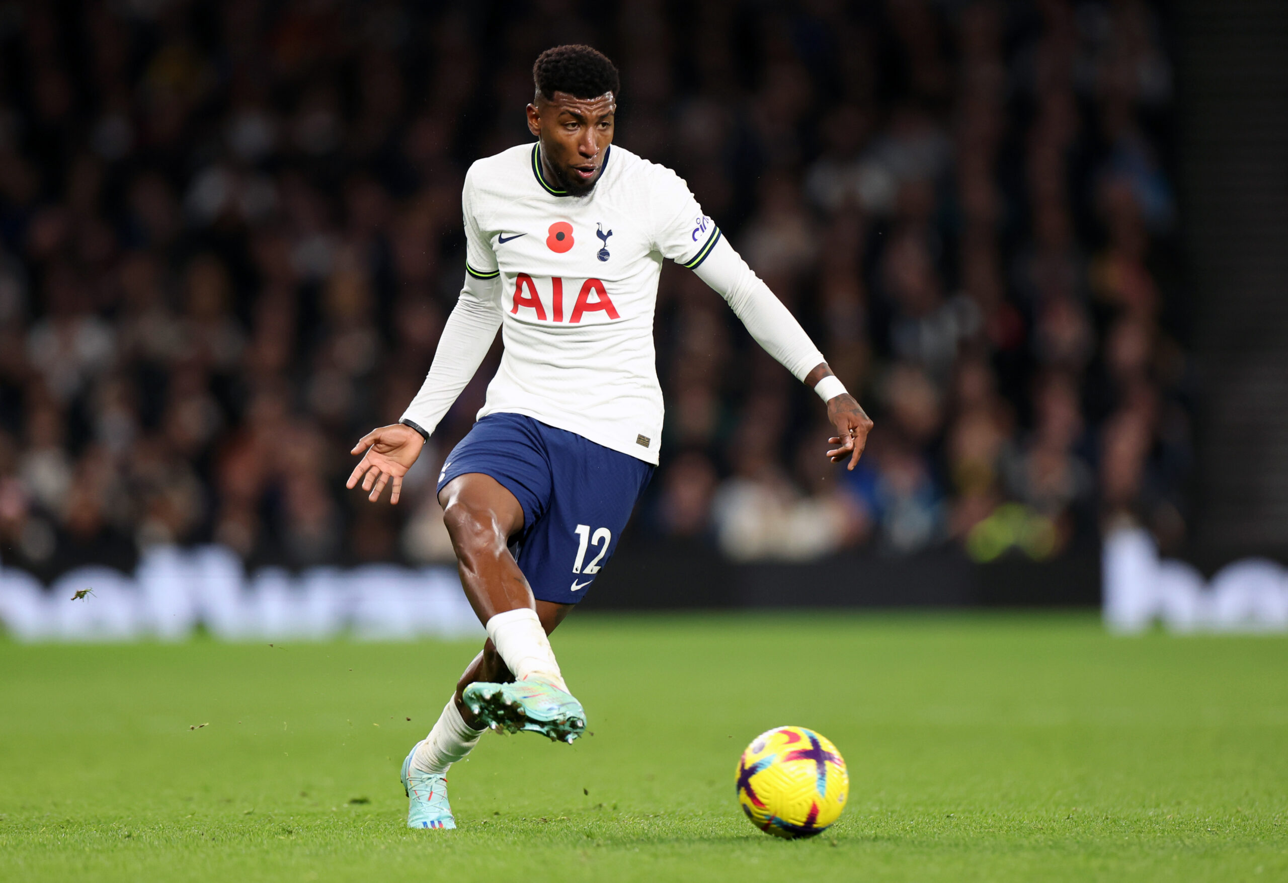 Emerson Royal of Tottenham Hotspur during the Premier League match